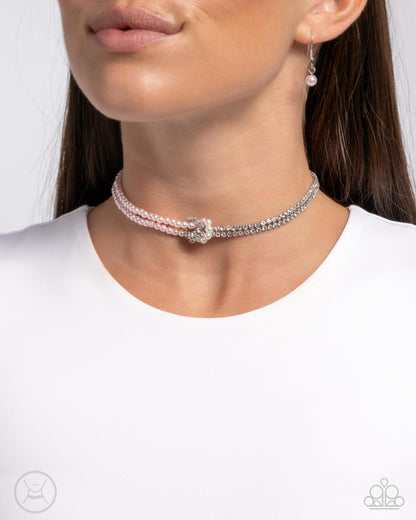 Twisted Twin - Pink Choker