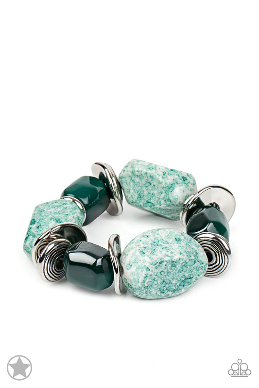 Glaze of Glory - Blue Bracelet - PrettyZJewels