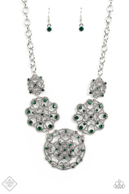 Royally Romantic - Green Necklace