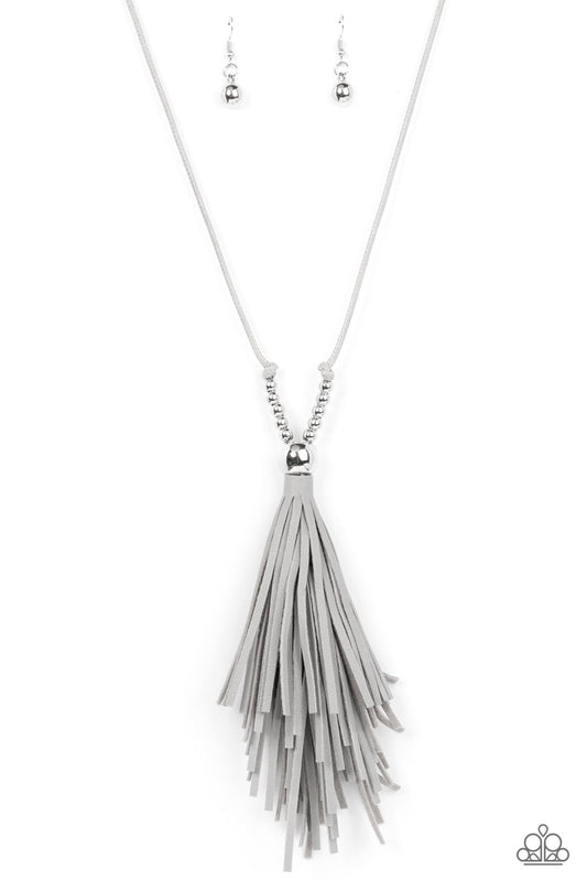 A Clean Sweep - Silver Necklace